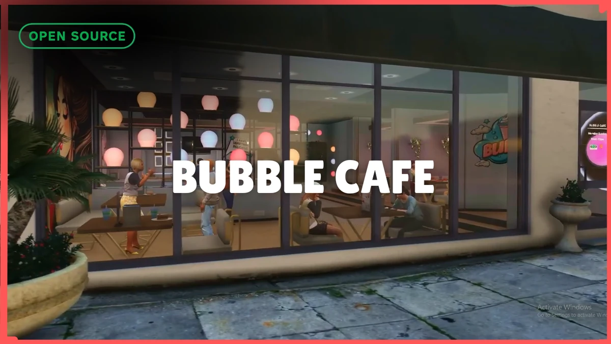 Bubble Cafe MLO FiveM | Cozy Family Café | Open Source